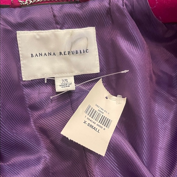 Banana Republic Fuchsia Double-Breasted Pea Coat - Picture 12 of 12